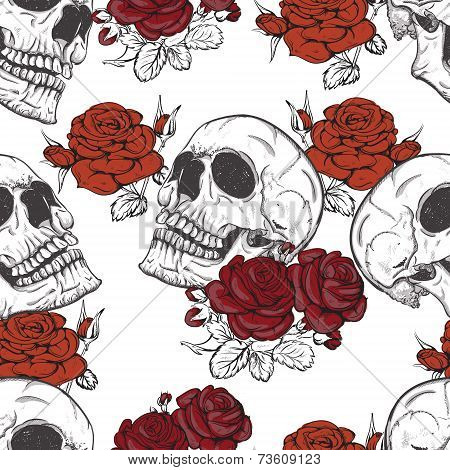 roses and skulls