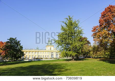 Royal Palace In Wilanow