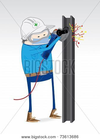 Dress for work grinding steel industry