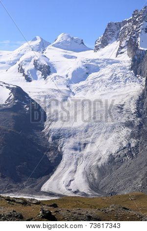 beautiful glacier at Matterhorn