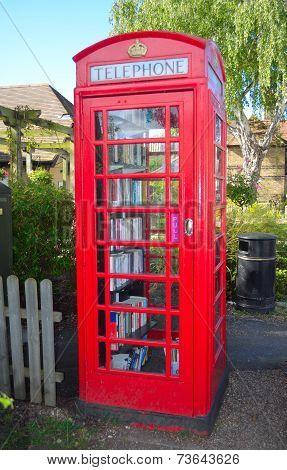 English phone box