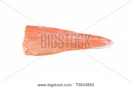 Raw red fish.