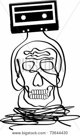 Cassette Skull