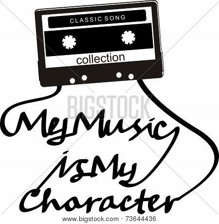 Cassette Typography