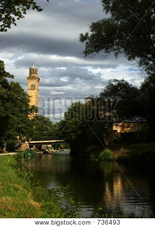 Canal at Salt Mill, Saltaire
