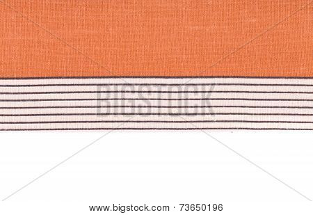 Closeup of tablecloth.