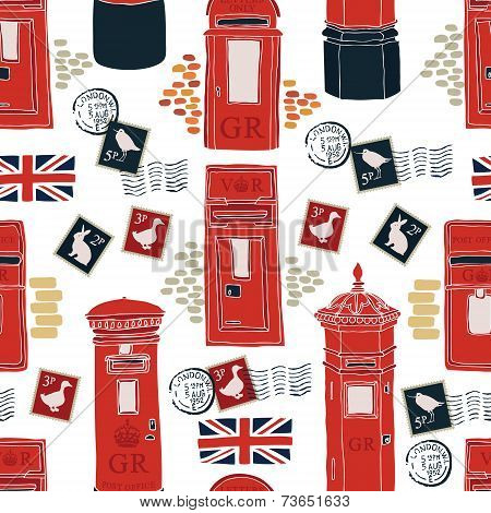 Post Office Boxes Background