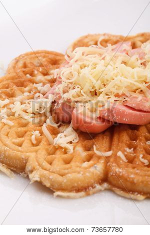 Waffle With Sauce
