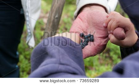 Child and grandmother