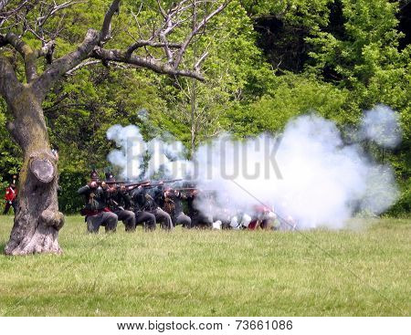 Stoney Creek Battlefield Combat 2009