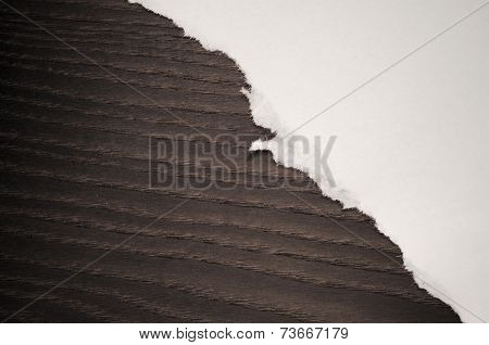A Sheet Of Torn Paper