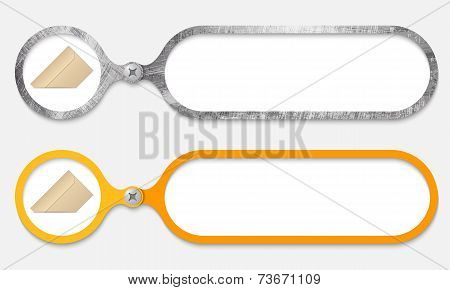 Two Frames Joined By A Bolt