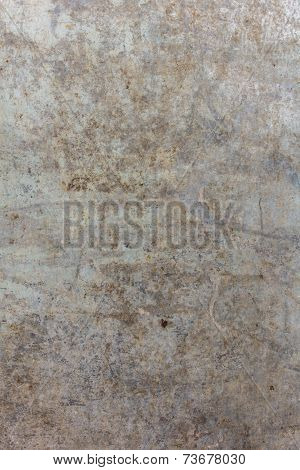 Old Zinc Plate Surface