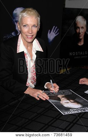 LOS ANGELES - OCT 10:  Annie Lennox at the In-store appearance to sign 