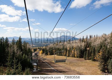 Ski Lift on top of Mount Humphreys