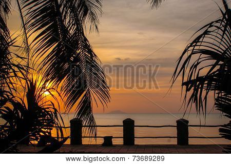 Cambodian sunset