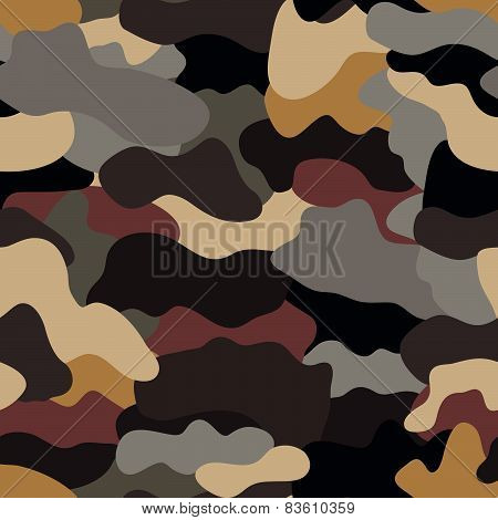 Seamless military camouflage texture.