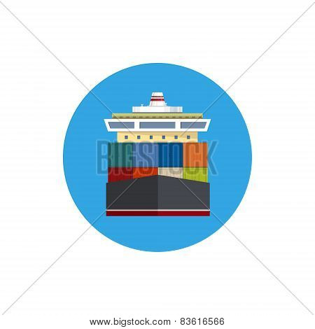 Icon Cargo Container Ship