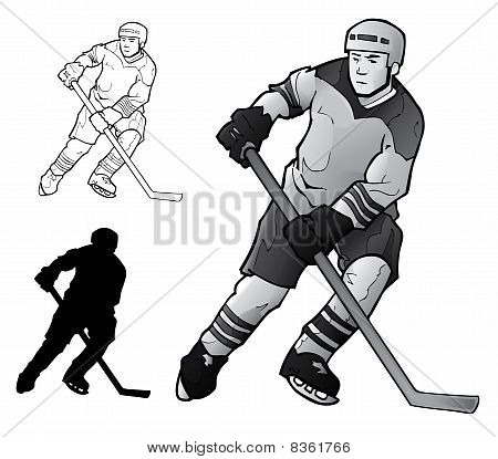 Vektor Hockey Player.eps