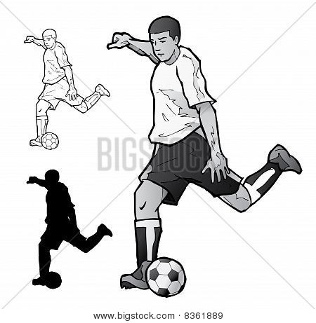 Vektor-fotboll Player.eps