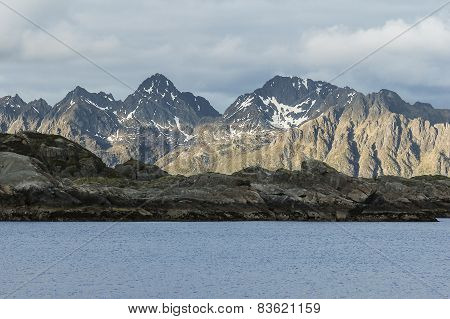 Mountain In Svolvær, Lofoten, Norway