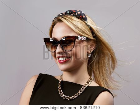 Cheerful Young Lady