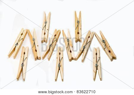 clothespins wooden