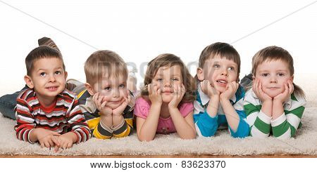 Five Cheerful Children