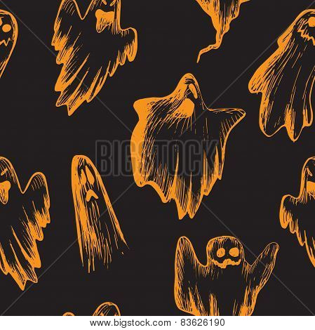Vector Halloween seamless