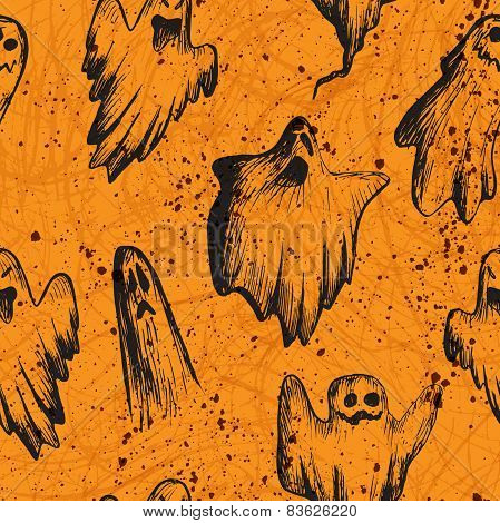 Vector Halloween seamless