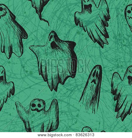 Vector Halloween seamless