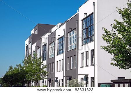 Modern serial housing in Berlin