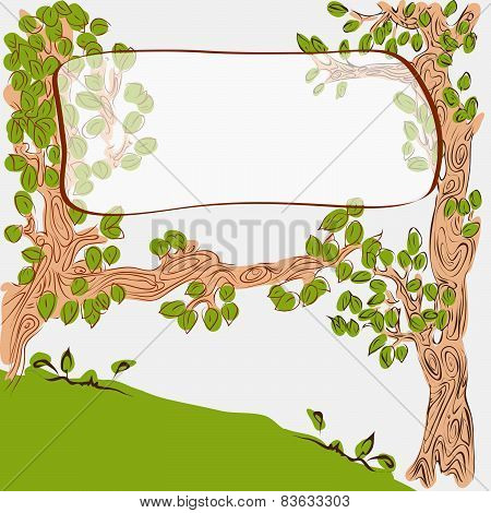 Funny rabbit illustration
