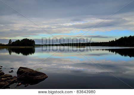 White Nights. Northern Karelia, Russia