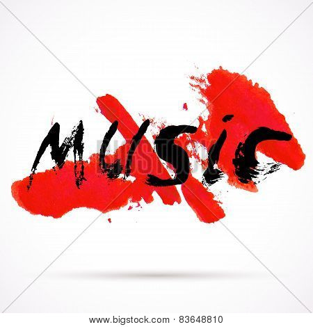 Vector background with watercolor texture