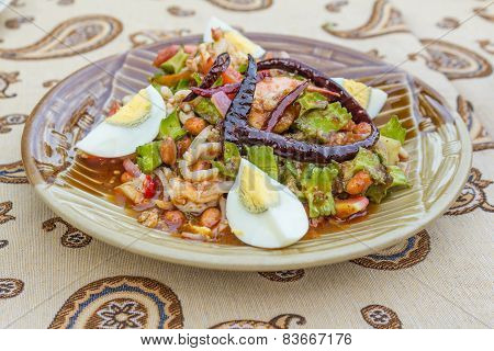Wings Bean Spicy Salad