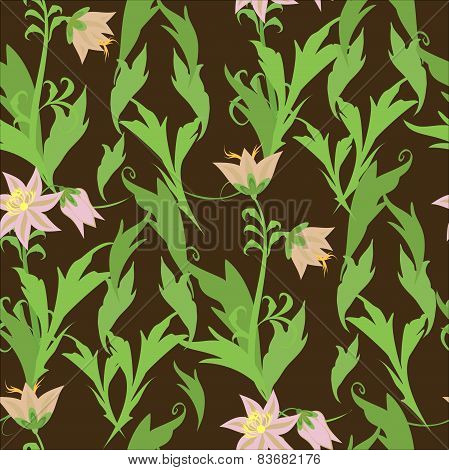 Vector floral seamless pattern.