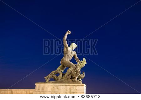 Budapest statue