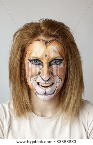 Face Painting Lion