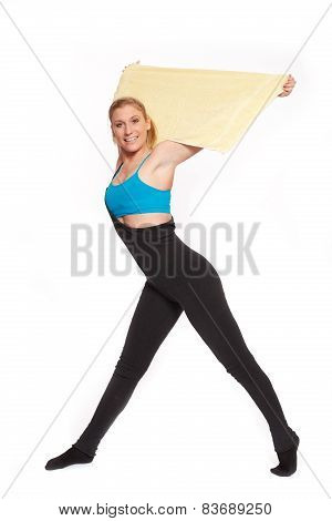 Young Sporty Woman In The Warm-up Workout