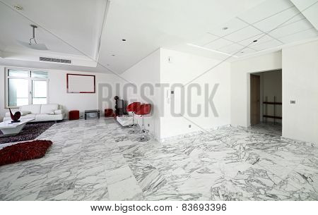 Bright Interior Of Living Room