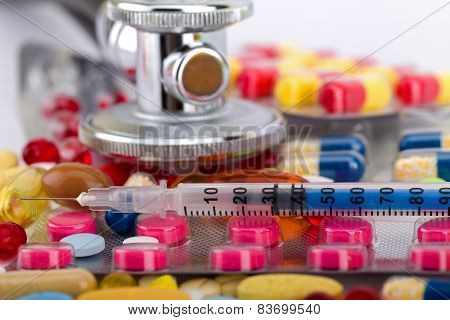 Ccolourful Pills And Capsules
