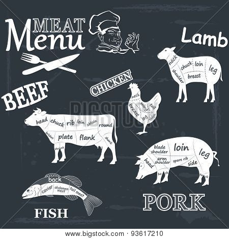 Meat menu