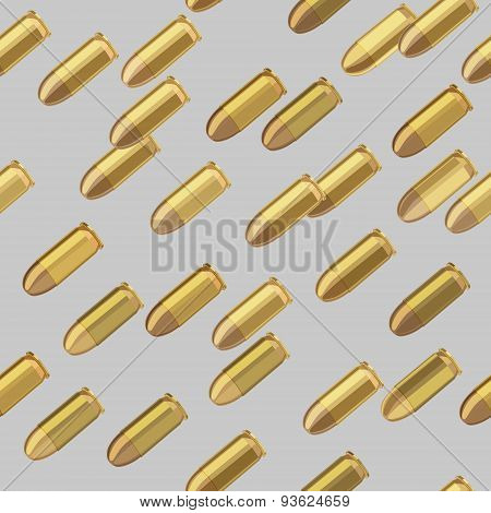 Bullets Bombardment Seamless Pattern