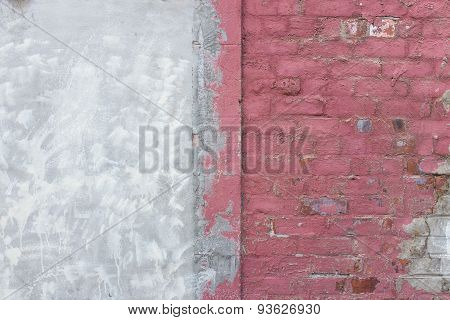 Masonry Wall With Decoration & Render Repairs