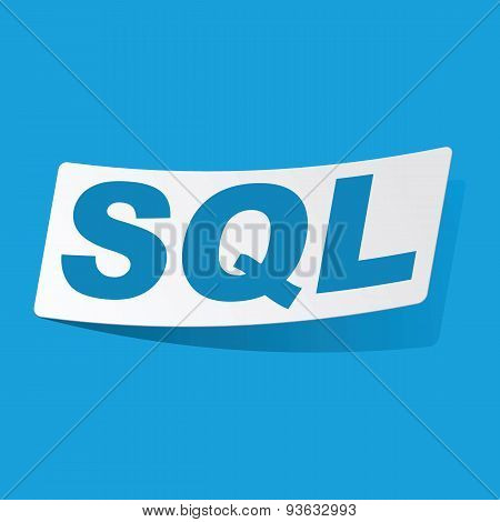 SQL sticker