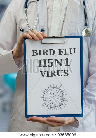 Doctor Is Warning Against Bird Flu H5N1 Virus