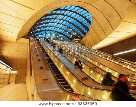 Canary Wharf Underground Station, London