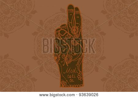 Element yoga mudra hands