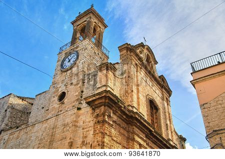 Mother Church of Bitritto. Puglia. Southern Italy.